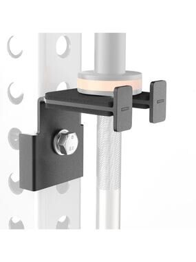 Rack-Mounted Olympic Barbell Holder for 3x3 Power Racks, No Drilling Required...